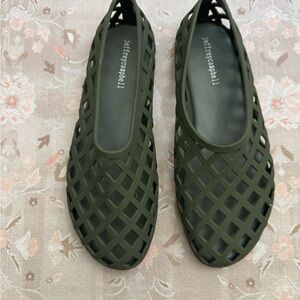 Jeffrey Campbell Lattice Slip-On Flats (never worn)